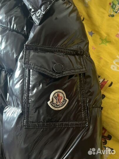 Пуховик moncler maya глянцевый