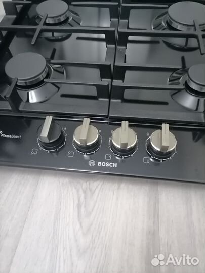 Газовая варочная панель Bosch новая черный