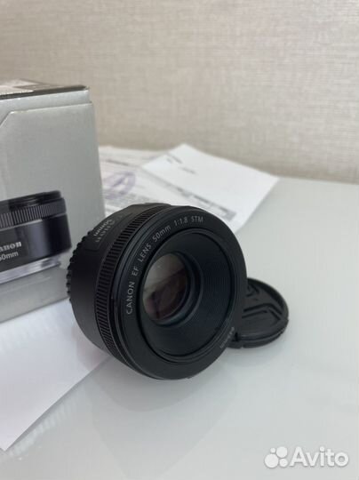 Объектив canon EF 50mm 1 8 stm