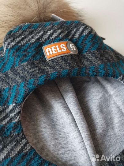 Новая Финская шапка и варежки 52 54