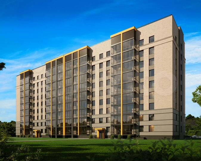 2-к. квартира, 73,9 м², 7/9 эт.