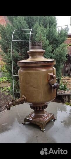 Самовар на дровах старинный