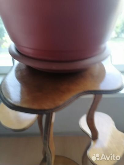 Подставка для цветов напольная деревянная