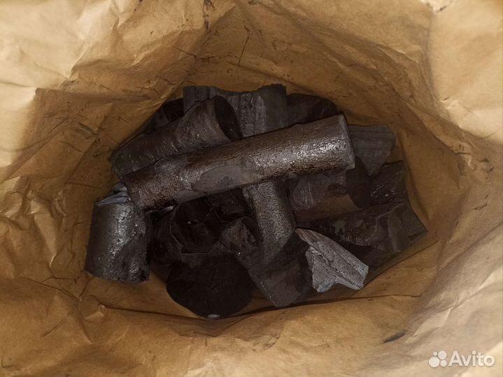Уголь древесный в мешках 10 кг