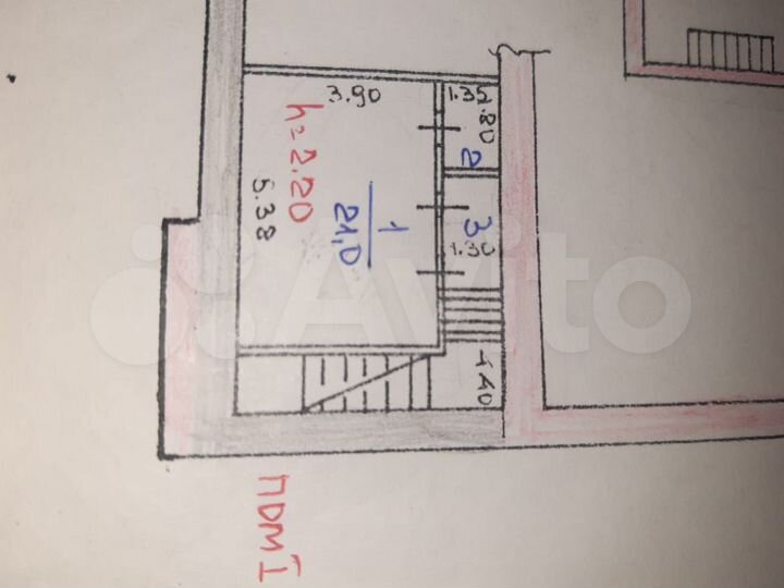 Свободного назначения 68 м²
