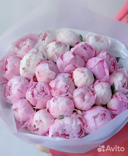 Доставка цветов пионы