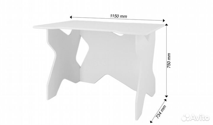 Компьютерный стол Игровой-801ee игровой классическ