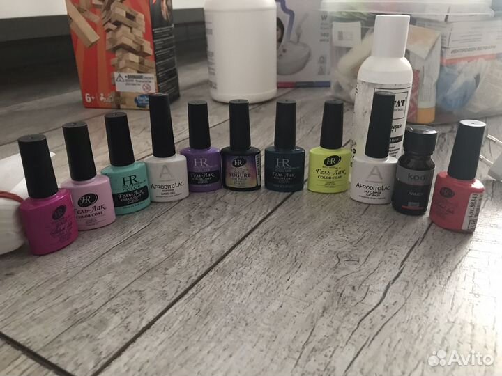 Набор для наращивания ногтей с лампой