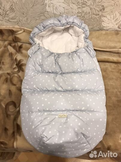Конверт кокон зимний Safon 0-6 месяцев