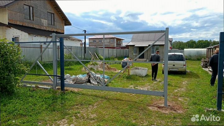 Каркас откатных ворот оцинкованные с доставкой