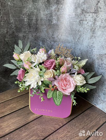 Букет мыльных цветов