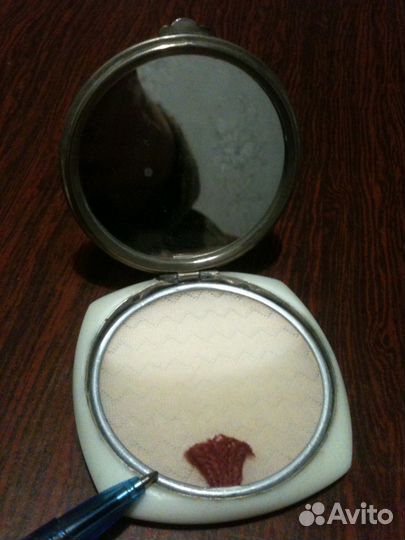 Пудреница старинная СССР