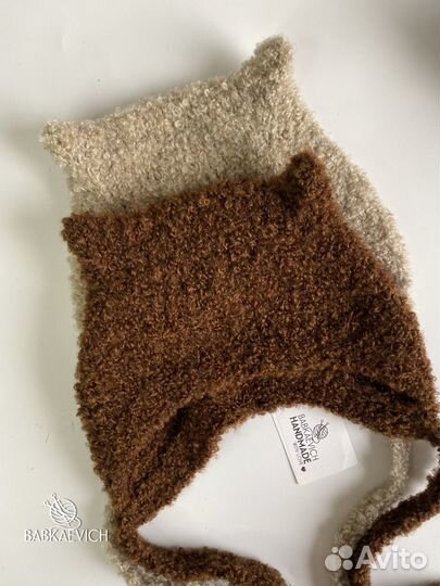 Шапка Букле котошапочки вязаные