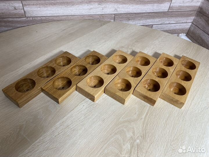 Деревянный подсвечик под чайную свечу