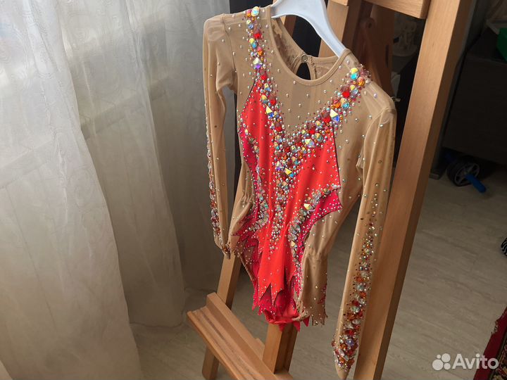 Купальник гимнастический,рост от 130-146