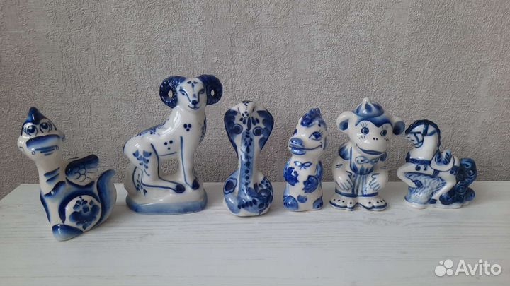 Фигурки гжель