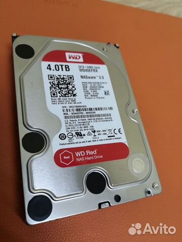 Жесткий диск (HDD) 4Tb (WD40efrx) WD RED