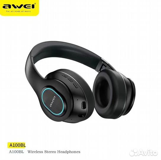Наушники Awei A100BL Wireless Bluetooth