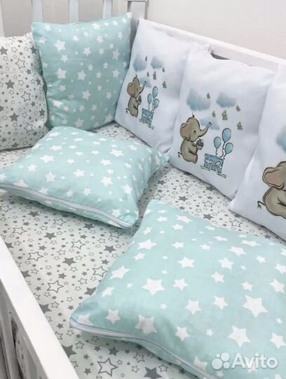 Бортики в детскую кроватку