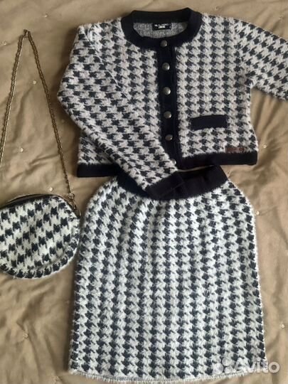 Костюм кофта, юбка, сумка