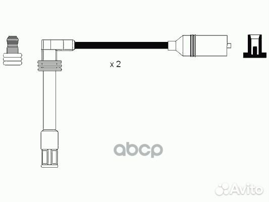 Комплект в/в проводов RC-AD1102 2348 NGK