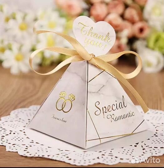 Бонбоньерки на свадьбу для гостей 19 шт