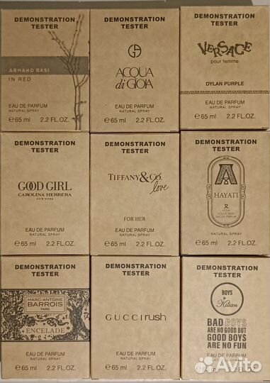 Тестеры Духи