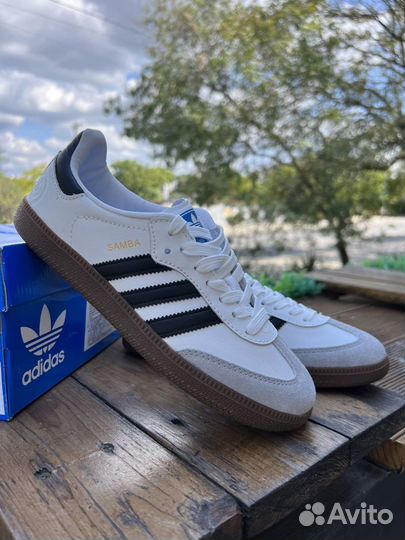 Adidas Samba белые женские