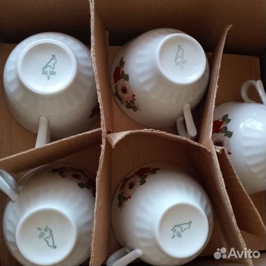 Чайный сервиз дулево розы