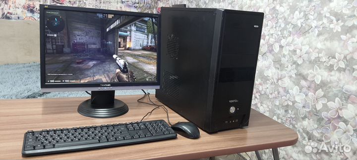 Компьютер intel i5 4 ядра для учебы комплект