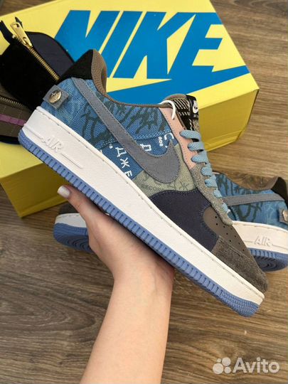 Кеды мужские Nike Air Force 1 Кактус Джек