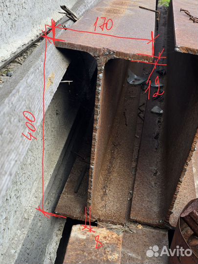 Балка двутавровая 40 бу