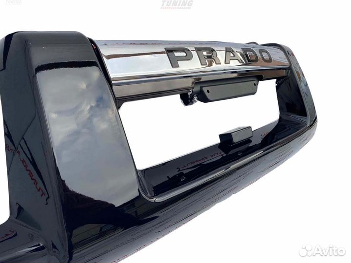 Накладка на бампер Toyota LC Prado 120 V0194