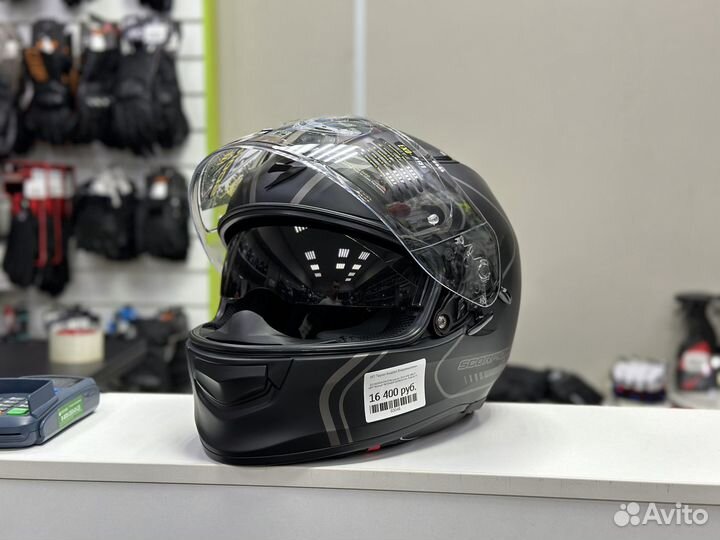 Мотошлем Scorpion EXO-491 Spin с очками