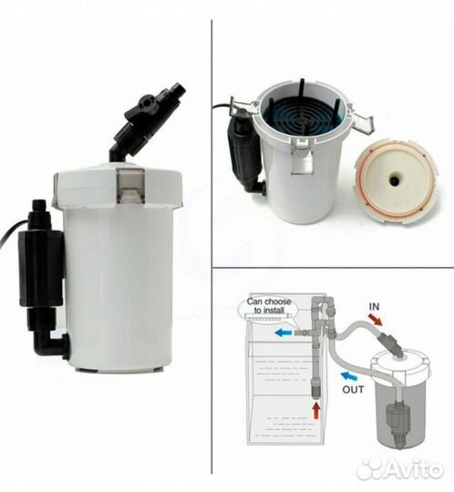 Фильтр для аквариума внешний новый