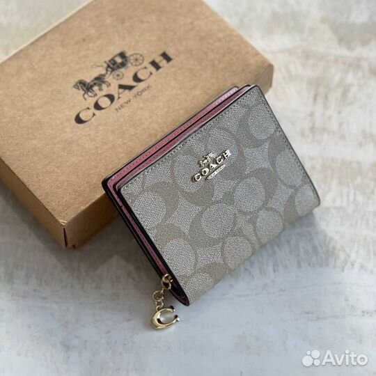 Кошелек женский coach кожа