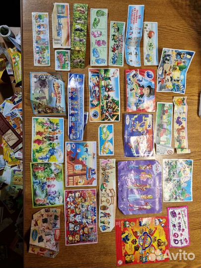 Вкладыши от киндеров