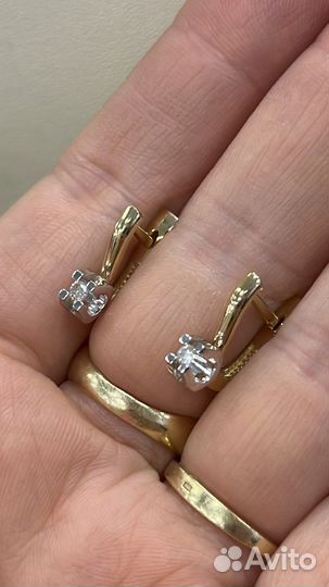 Золотые серьги