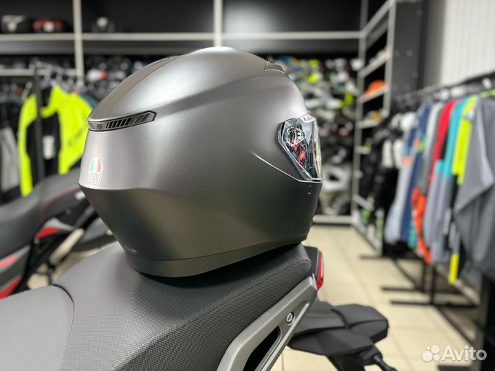 Шлем AGV K3. черный матовый