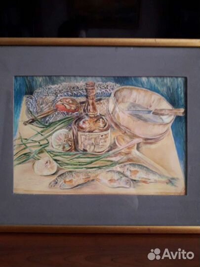 Натюрморт с карасями