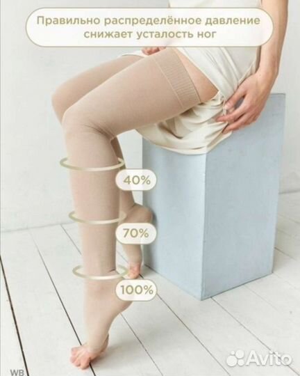 Компрессионные чулки 3 класс 2 размер