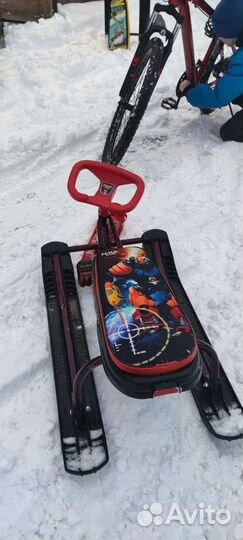 Детский снегокат бу