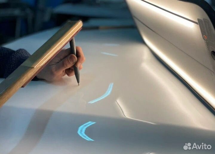 Удаление вмятин без покраски на Ferrari, пдр, PDR