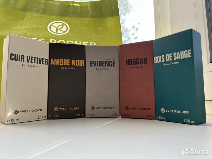 Мужская туалетная вода Ив Роше Yves Rocher