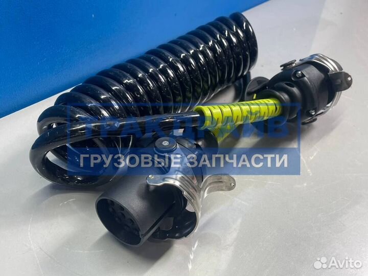 Кабель спиральный 15 полюсов, ISO 12098, пластиковые штекеры, максимальная длина L 4.3 м