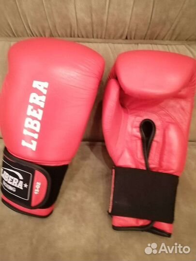 Боксерские перчатки 12 oz натуральная кожа
