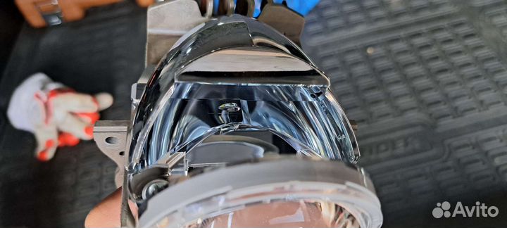 Линзы в фары toyota highlander