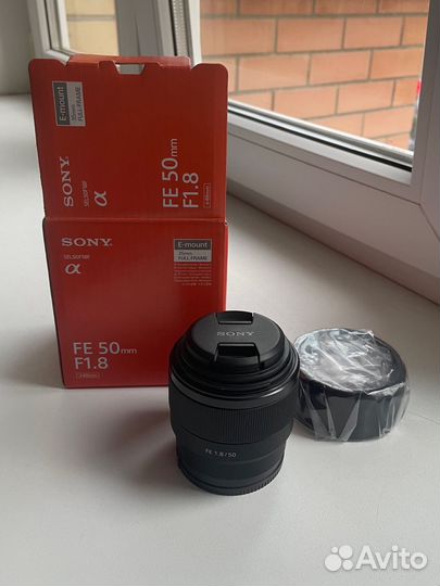 Объектив sony FE 50mm f 1.8
