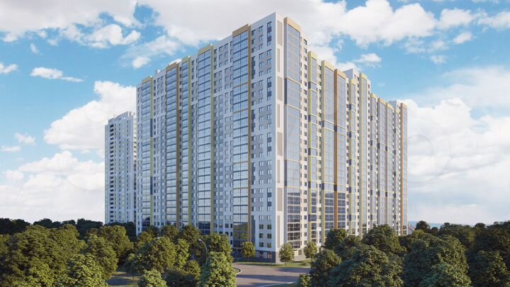 2-к. квартира, 65,7 м², 11/26 эт.