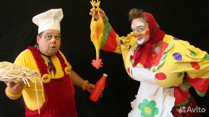 Аниматоры, клоуны, фокусники, артисты цирка